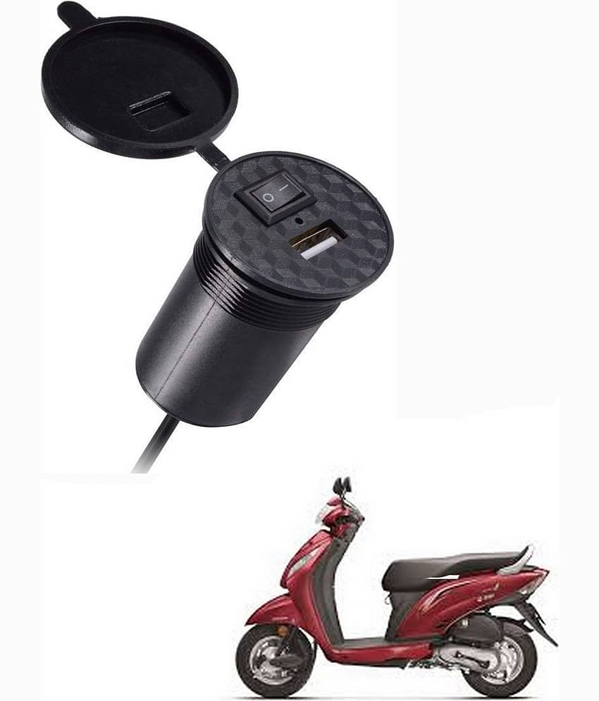Honda All Bike Model Black USB  Bike Charger