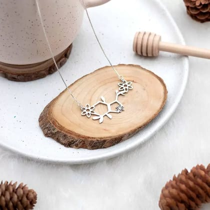 Bloom Pendant Necklace-Silver