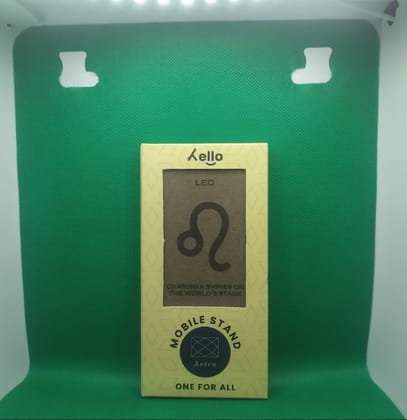 Hello Wooden Mobile Stand  Leo