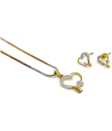 Sunhari Jewels - Silver Pendant set ( Pack of 1 )