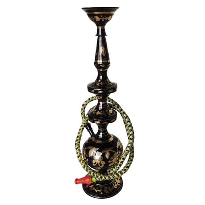 Brass Hookah | Classic Indian Smoking Decor, Height : 17.3 Inch (FMAS674 D)