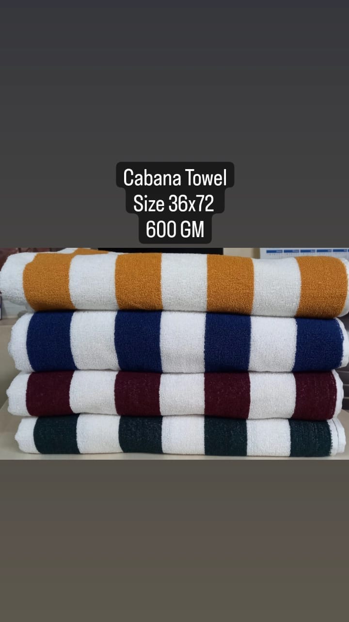 Cabana Towel ( Colour - Yellow Sea )