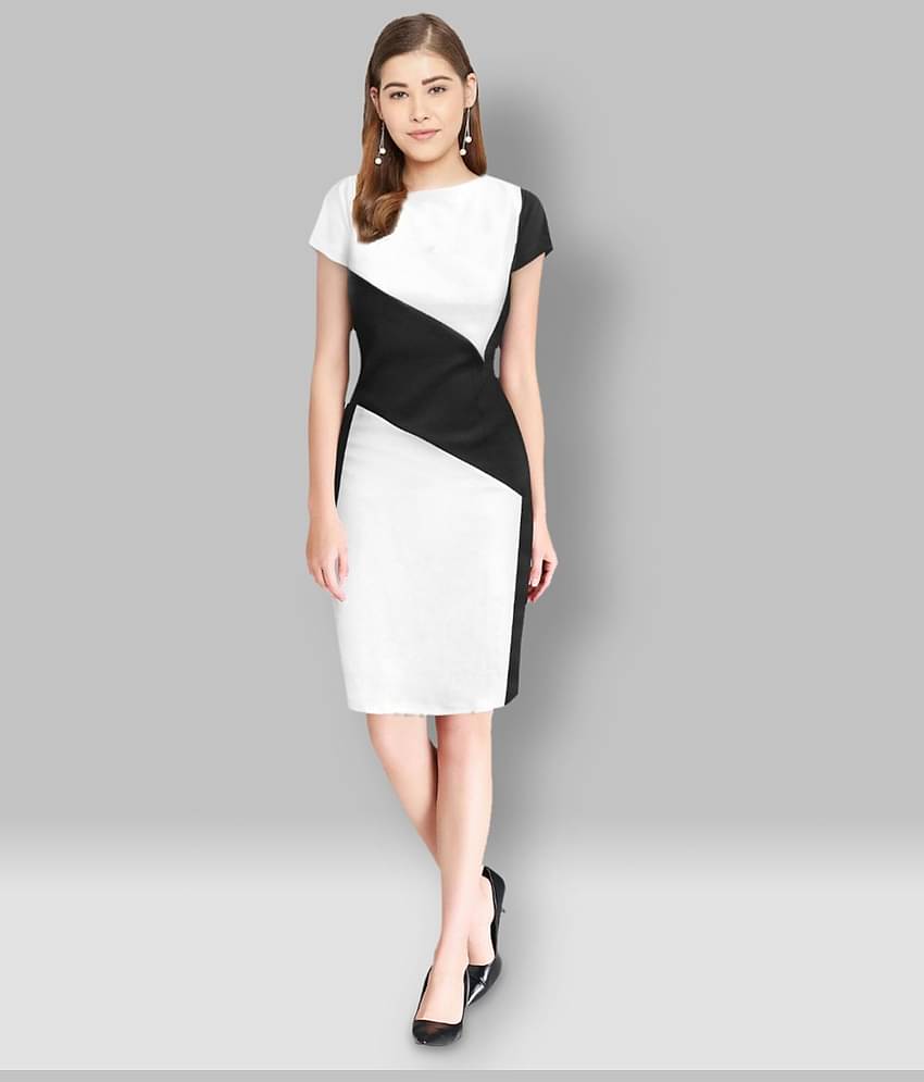 Dream Beauty Fashion Women Cotton Bodycon Dress ( White )