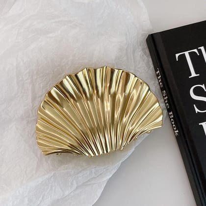 Sea Scallop 18K Gold Silver Anti Tarnish Hair Pin Hair Clip Hair Accessories For Women Kids-Gold