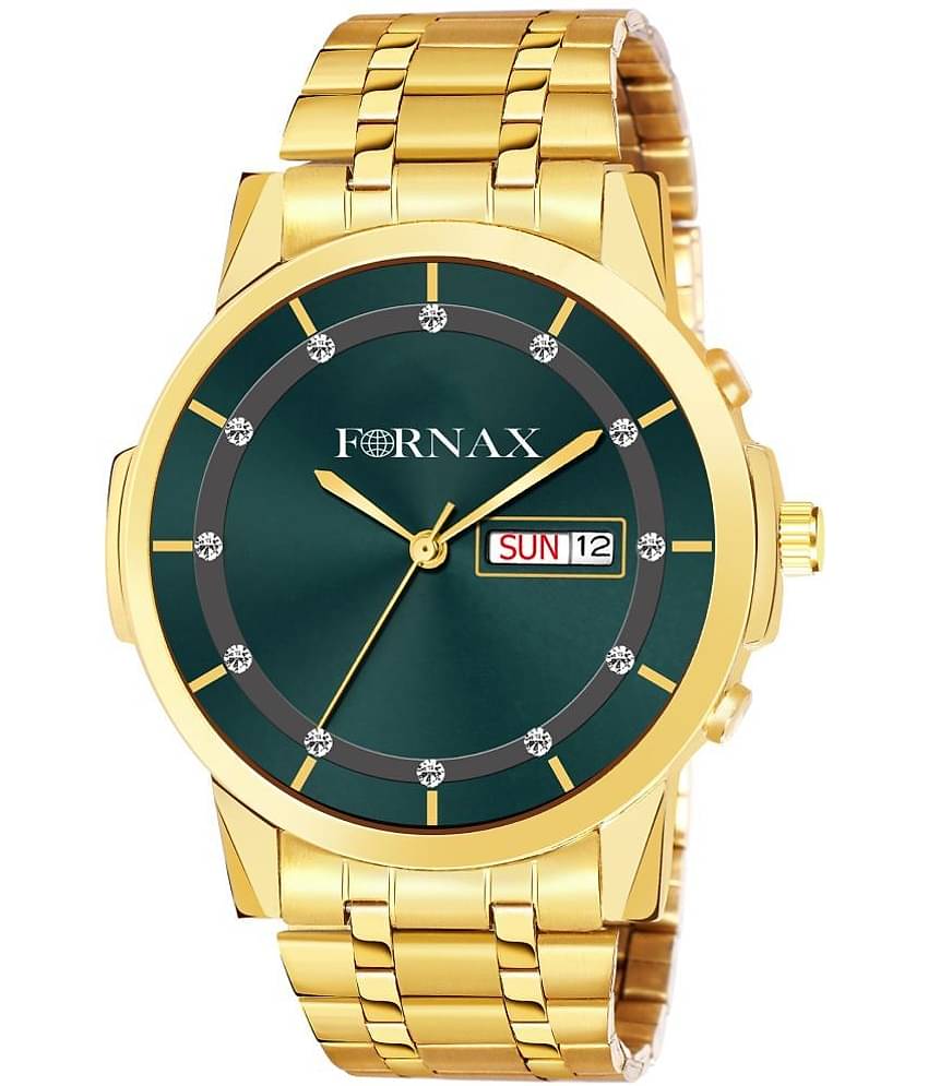 Versatile Gold Metal Analog Men's Watch