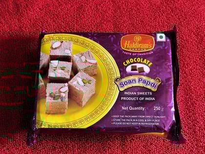 HALDIRAM CHOCOLATE SOAN PAPDI 250G