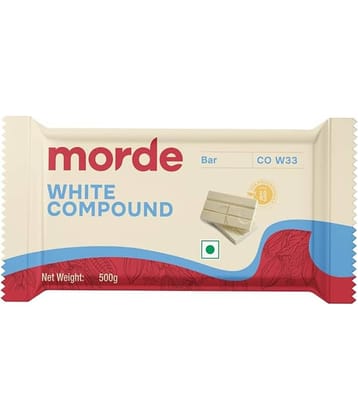 KONFIZ Morde White Chocolate Compound Slab Hard Candies 500 gm
