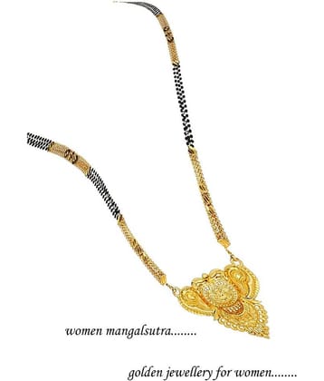 shankhraj mall Golden Mangalsutra ( Pack of 1 )
