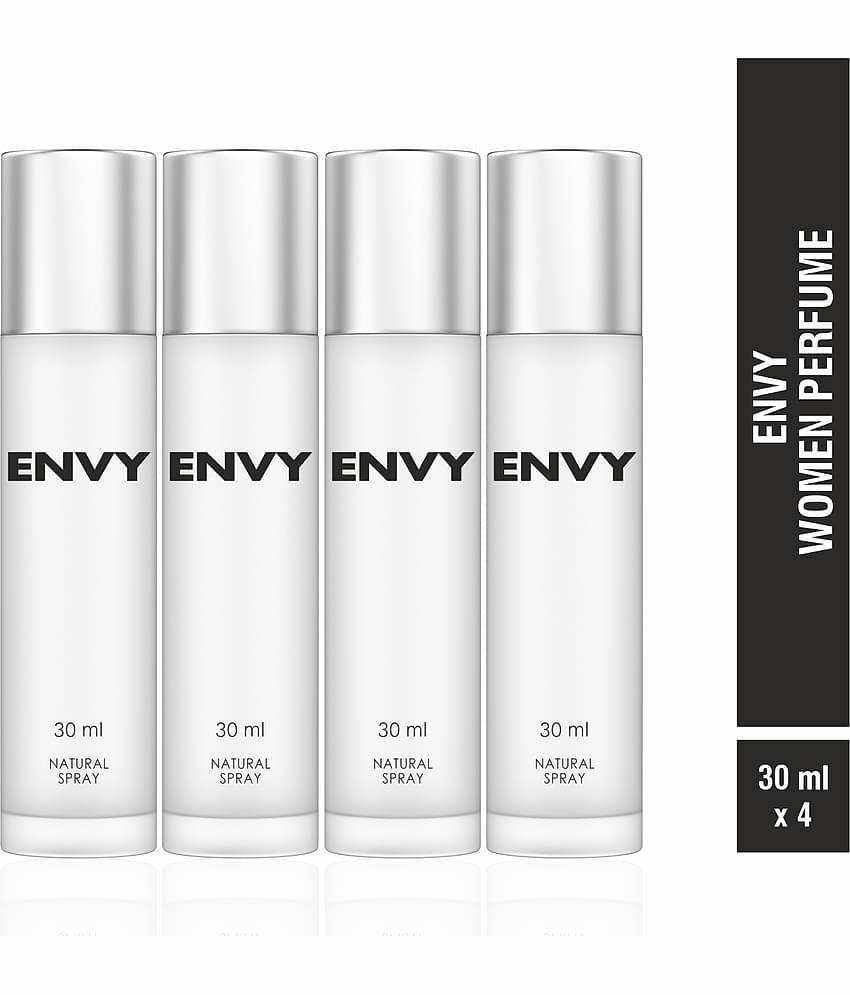 Envy Women Natural Spray Deodorant Spray for Women 30 ml ( Pack of 4 )