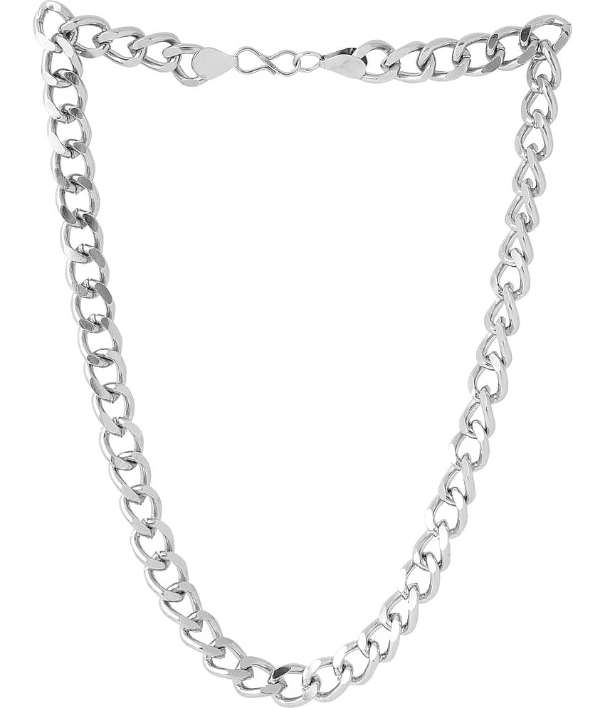 VIRAASI - Silver Plated Brass Chain ( Pack of 1 )