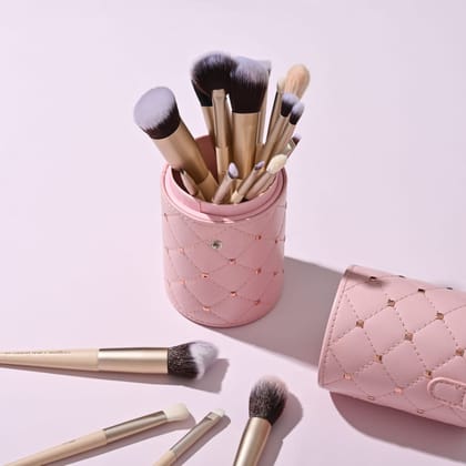 Arty Eyes and Face Makeup Brush Collection+ Brush holder