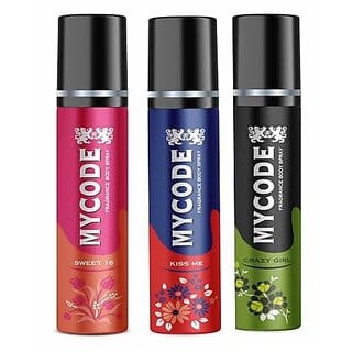 Mycode Celebration Fragrance (Sweet16Kissmecrazygirl) Pack Of 3