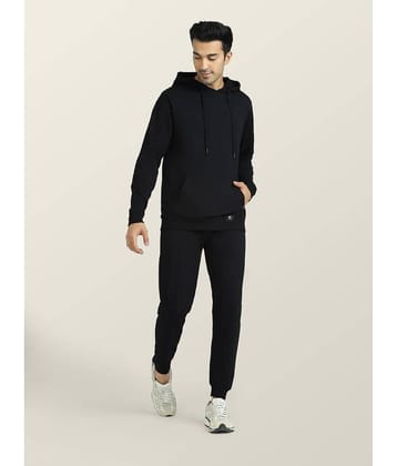 XYXX - Black Cotton Blend Regular Fit Men's Tracksuit ( Pack of 1 )