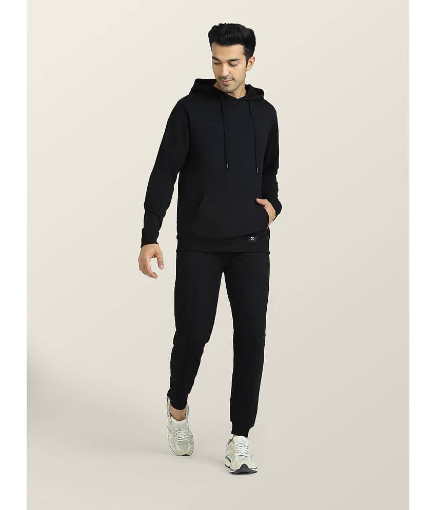 XYXX - Black Cotton Blend Regular Fit Men's Tracksuit ( Pack of 1 )