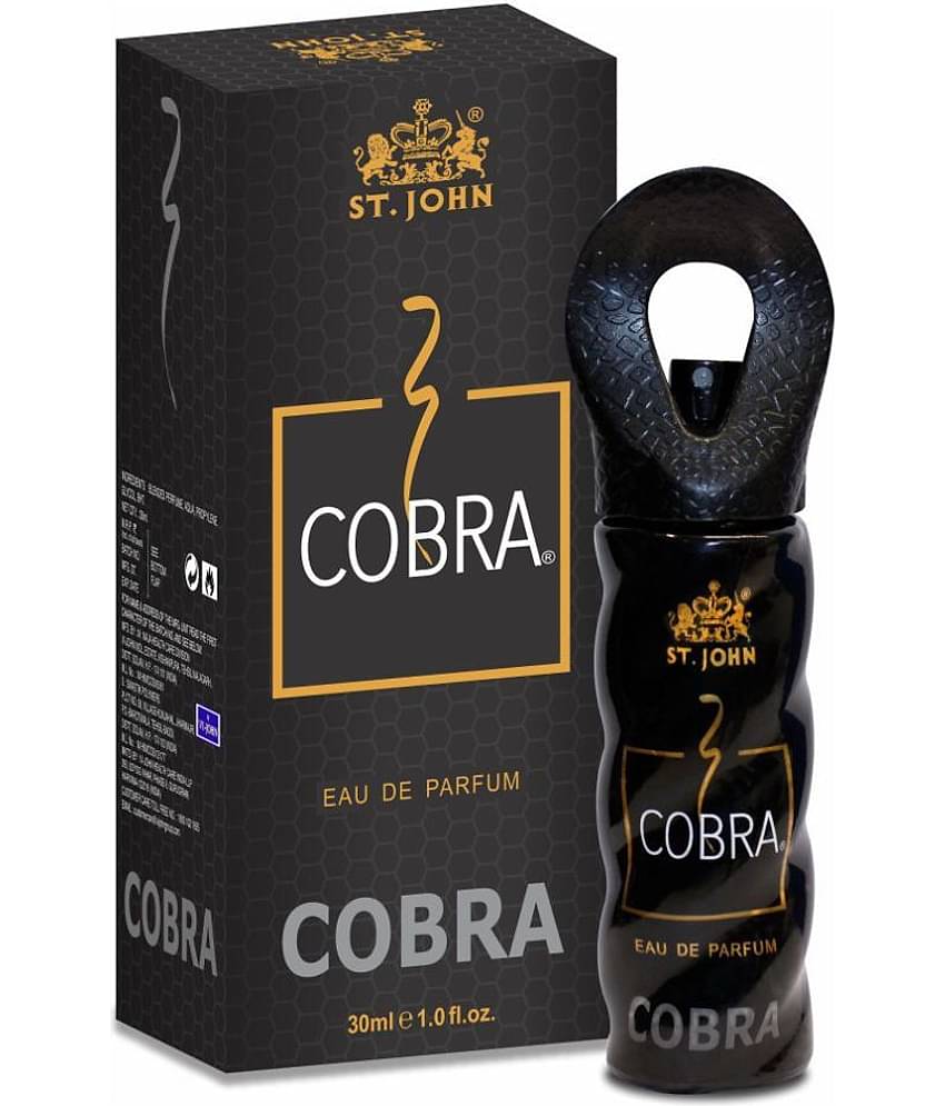ST.JOHN Cobra Perfume 30ml , Long Lasting Perfume for Men (90ml) - Pack of 3