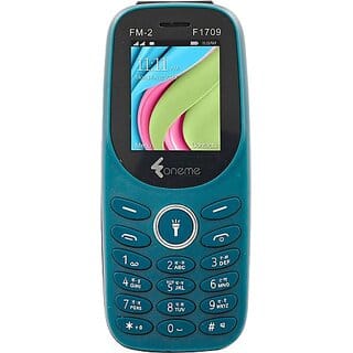 Oneme Fm-2 F1709 (Dual Sim, 4.57 Cm (1.8 Inch) Display, 1100 Mah Battery, Green)