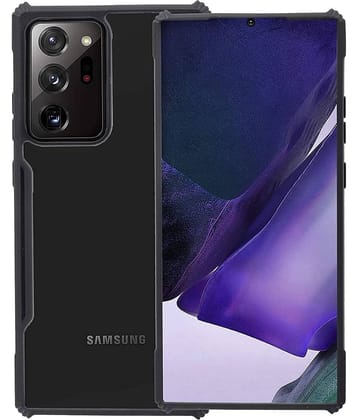 Spectacular Ace Black Plain Cases For Samsung Galaxy Note 20 Ultra - Pack of 1