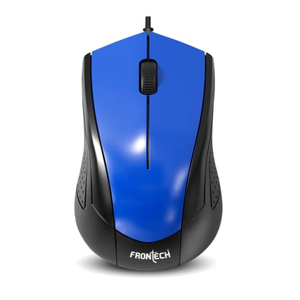 Premium Wired Optical Mouse 1000 DPI (MS-0064)-Blue