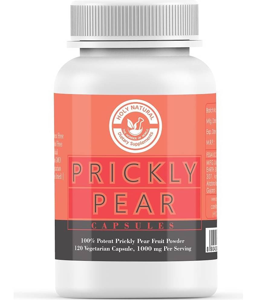 Holy Natural Prickly Pear Powder Capsule - 120 Veggie Capsule 1000 mg Vitamins Capsule