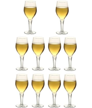 Somil Wine  Glasses Set,  250 ML - (Pack Of 10)