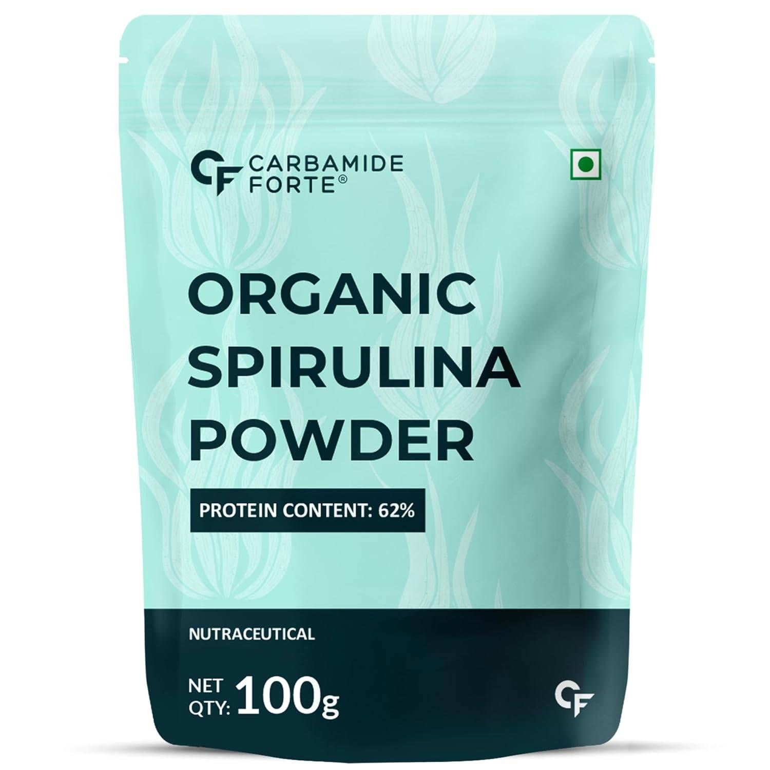 Carbamide Forte 100% Organic Spirulina Powder - 100g