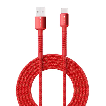 Portronics Konnect X 60W 6A USB-A to Type C Fast Charging Cable With WARP, DASH, VOOC, Super VOOC, FLASH Charging Support