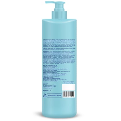 Yuthika Professional Ultracare Sulfate Free Shampoo 1000ml, Hair Repair Keratin Shampoo for Damaged, Dry & Frizzy Hair