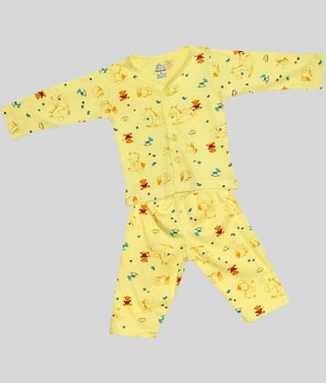Aatumn Kids Wear Pack of 1 Baby Boys 100% Cotton Tops & Bottoms Sets ( Multi )