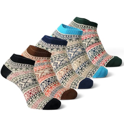 MICRO-ARMED NO-SHOW EDITION- ORGANIC COTTON-Pack of 5-Pairs