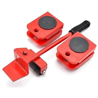 Furniture Movers Slider - Pack of 1  4 Pcs Furniture Lifter Mover Tool Set  360 Rotational Pads  Heavy Duty Furniture Lifter and Mover  Lifting Tool for 80 KG(Multi)