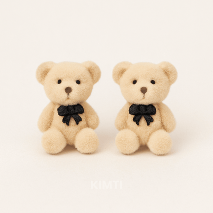 Teddy Bear Stud Earring