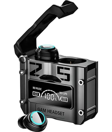 COREGENIX Grenade Bluetooth True Wireless (TWS) In Ear 30 Hours Playback Low Latency IPX7(Water Resistant) Black