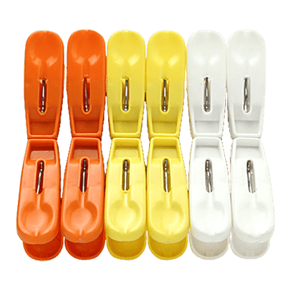 Mr. Boss Opal Pearl Plastic Clip/ Cloth clip, 12 pcs Mr. Boss Opal Pearl Plastic Clip/ Cloth clip, 12 pcs