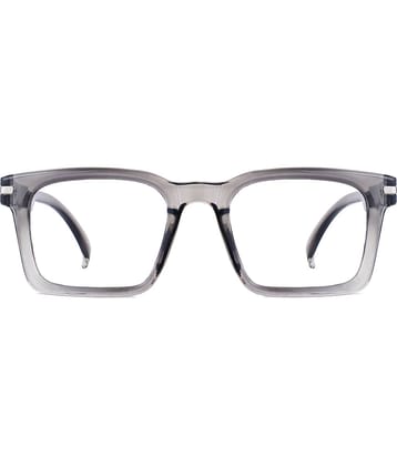 Hexxa Grey Full Rim Rectangular Computer Glasses ( Pack of 1 )