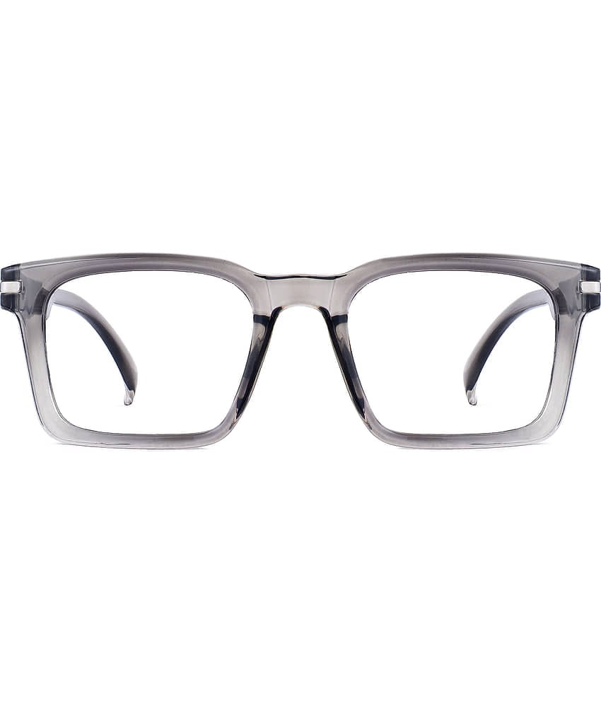 Hexxa Grey Full Rim Rectangular Computer Glasses ( Pack of 1 )