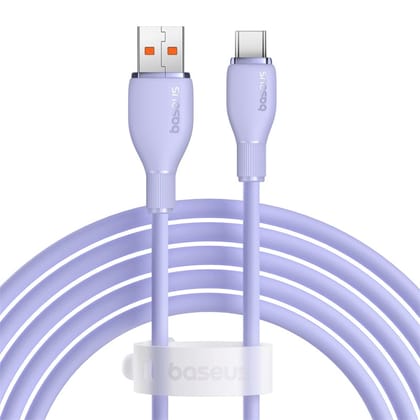 Baseus Cable USB to Type-C Pudding Series Fast Charging, 100W, -P10355703111-00-2m / Nebula Purple