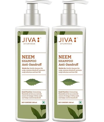 Jiva Neem Anti Dandruff Shampoo -200ml (Pack of 2)