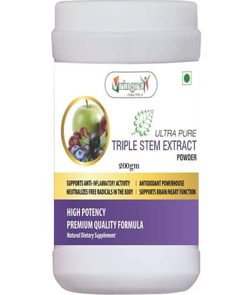 Vringra Triple Stem Extract Powder 200 gm Pack of 1