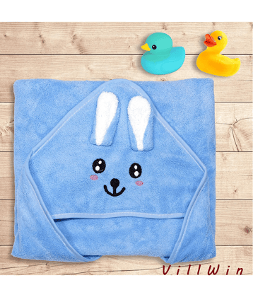 VillWin Single Red Cotton Bath Towels