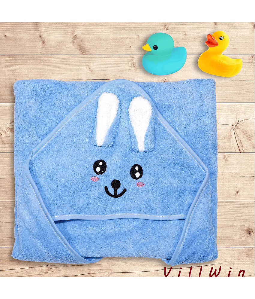 VillWin Single Red Cotton Bath Towels