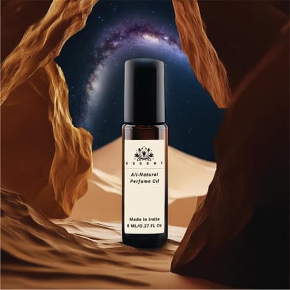 Essent Shanaya Roll-On Attar  0.27 fl. oz. (8 ml) | Long-Lasting Natural Fragrance | Alcohol-Free Perfume Oil