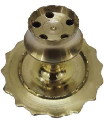 Astrodidi Agarbatti Stand Incense Holder Brass Incense Holder (Golden)