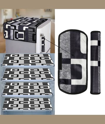 E-Retailer - Black PVC Fridge  Top Cover (Pack of 6)