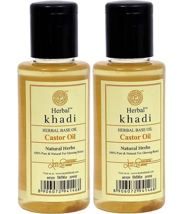 Khadi Herbal Hair Growth Castor Oil 1000ml ( Pack of 2 )
