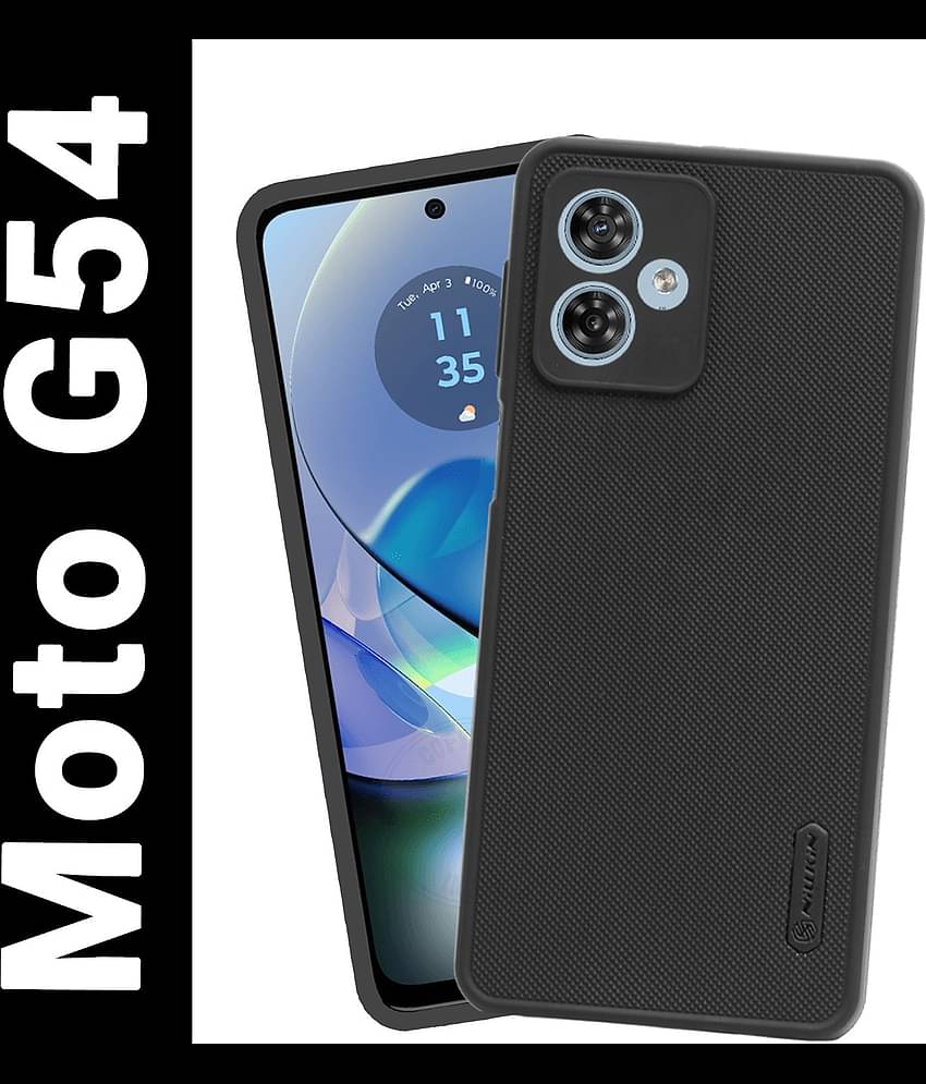 VAKIBO Plain Cases Compatible For Rubber Moto G54 ( Pack of 1 )