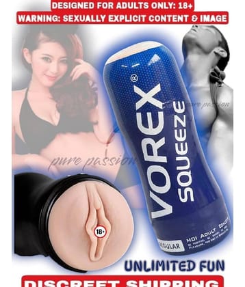 VOREX Fleshlight Masturbator Real Feel pocket pussy Toy For Men Male Stroker Mini Cup Masturbator Sex Toy For Men BY SEX TANTRA