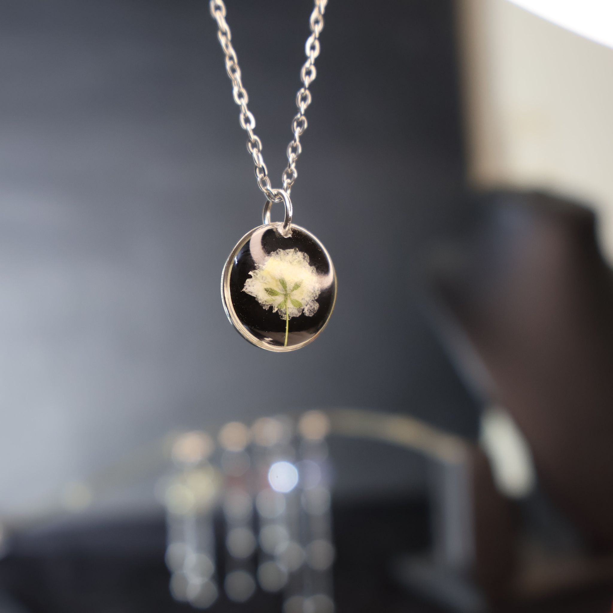 Tiny Whimsical Baby's Breath-SILVER