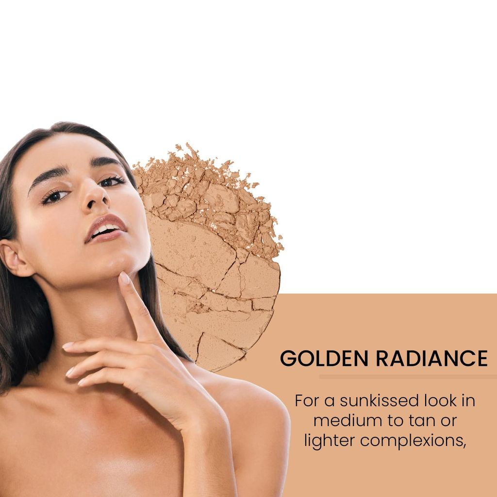 STARSTRUCK BY SUNNY LEONE Flawless Finish: The Ultimate Compact Powder for Effortless Beauty-9 gram (Compact Powder)