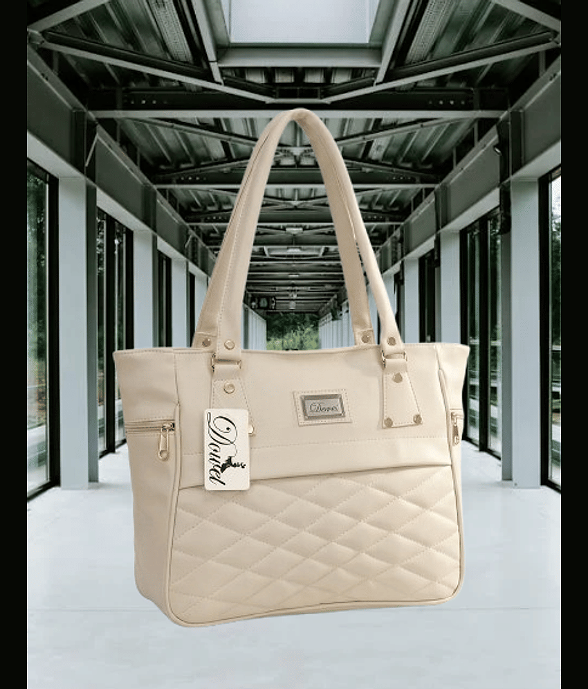 THE MONAINA CEAPT Shoulder Bag PU Set of 1 ( White )