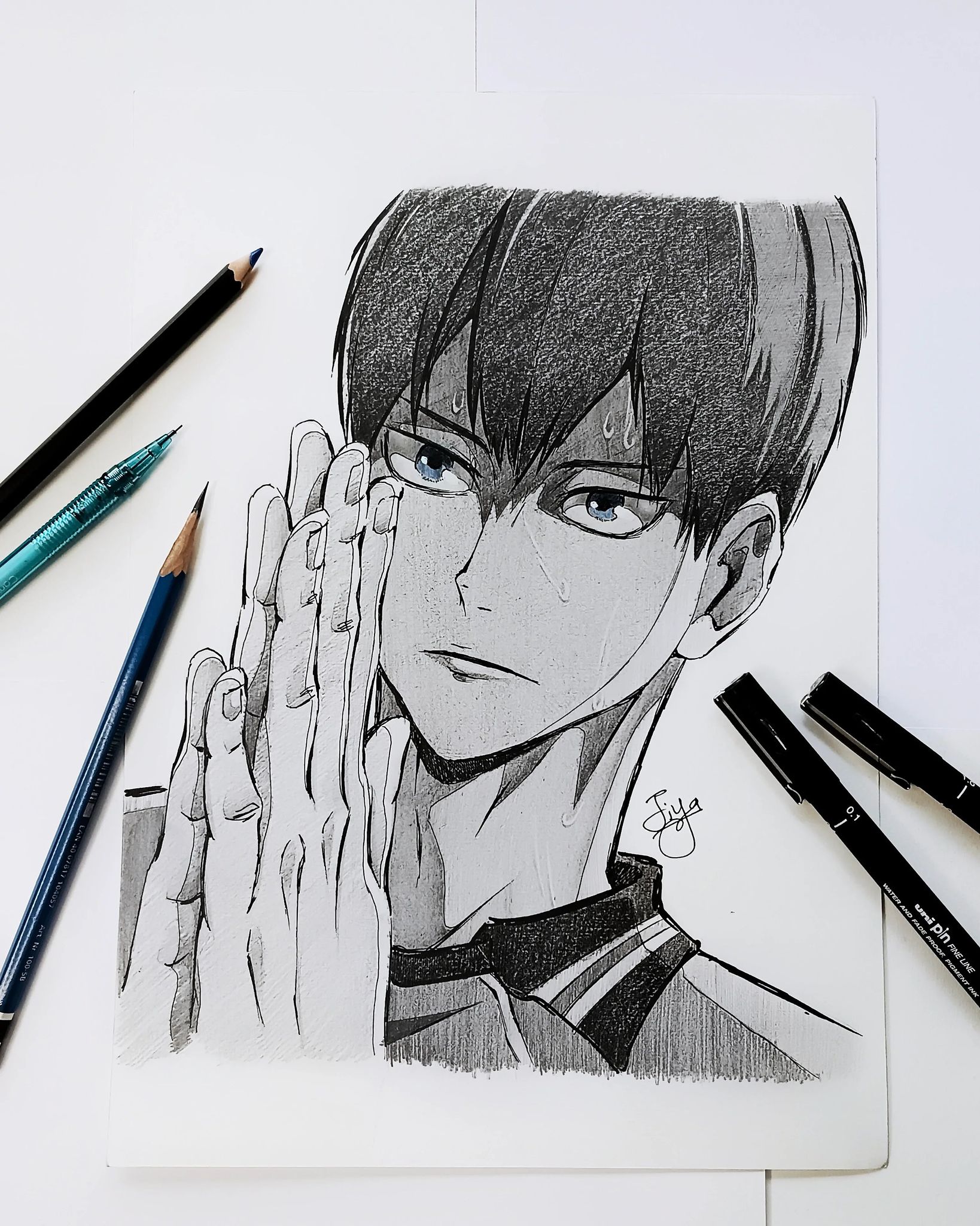 King of the Court Pencil Sketch for Gifting & Home Decor